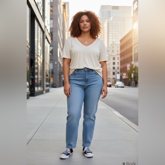 5/$25
NEW with TAGS Universal Thread Goods Co V Neck Tee Cream Short Sleeve 4X - Picture 8 of 8